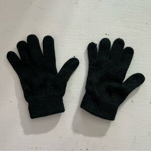 Women’s Basic Knit Stretchy Gloves OSFM Joe Boxer Solid Black Preowned